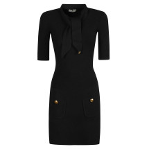 [ELISABETTA FRANCHI] Short sleeve dress FW26 AM04S66E2