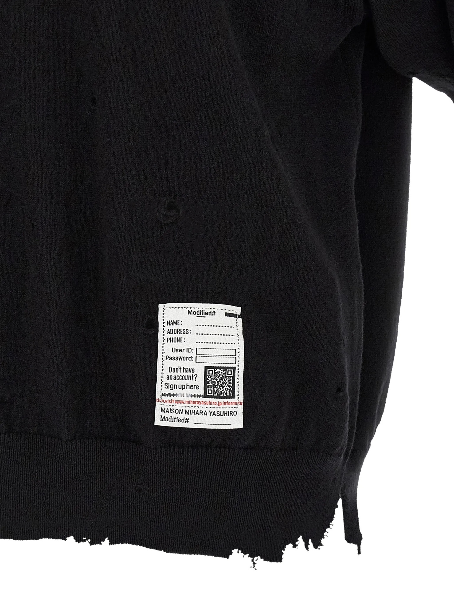 [MIHARA YASUHIRO] T-shirts Short Sleeve SS26 J16SW713BLACK