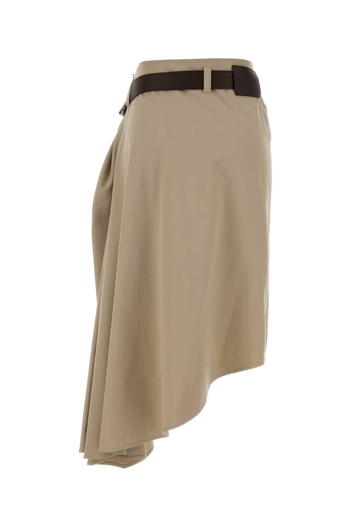 [Loewe] Midi skirt SS26 S359Y08XAV BEIGE
