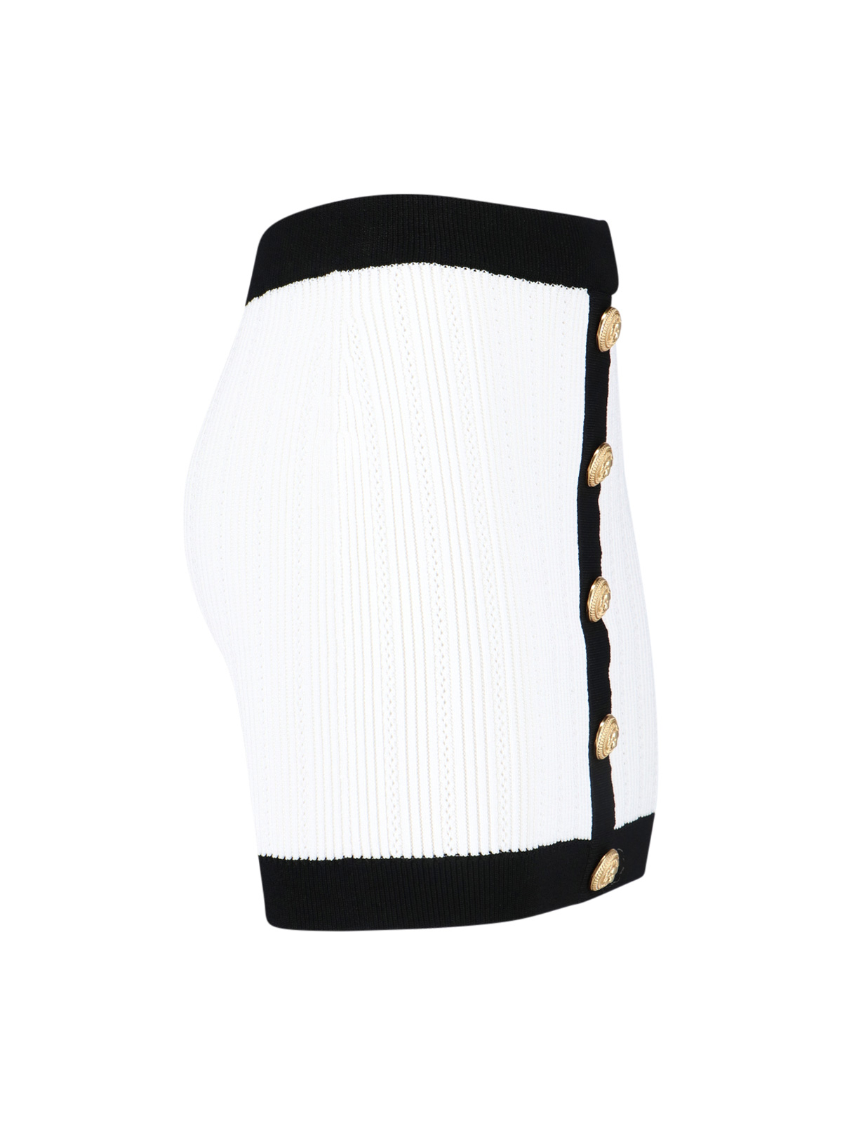 [Balmain] Mini skirt FW25 FF1LB039KI64GAB
