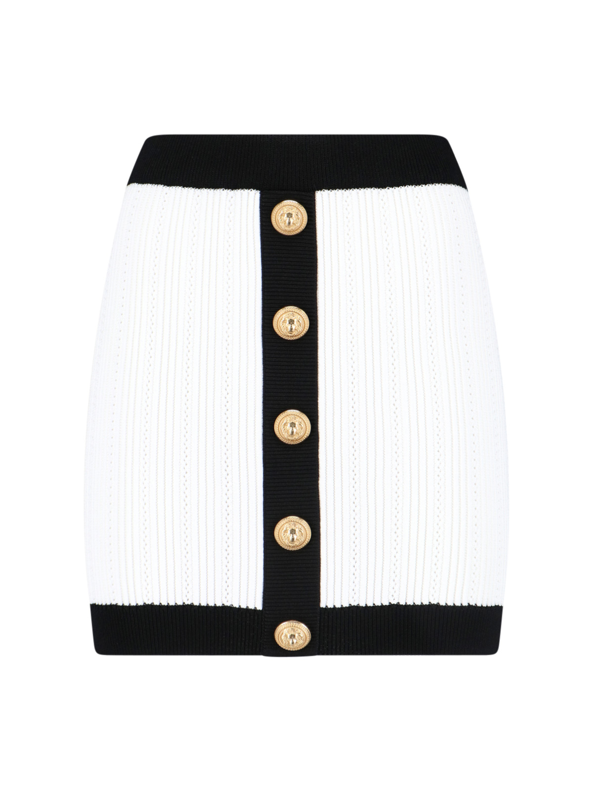 [Balmain] Mini skirt FW25 FF1LB039KI64GAB