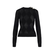 [Balmain] Knitwear FW24 DF1AR850KG680PA