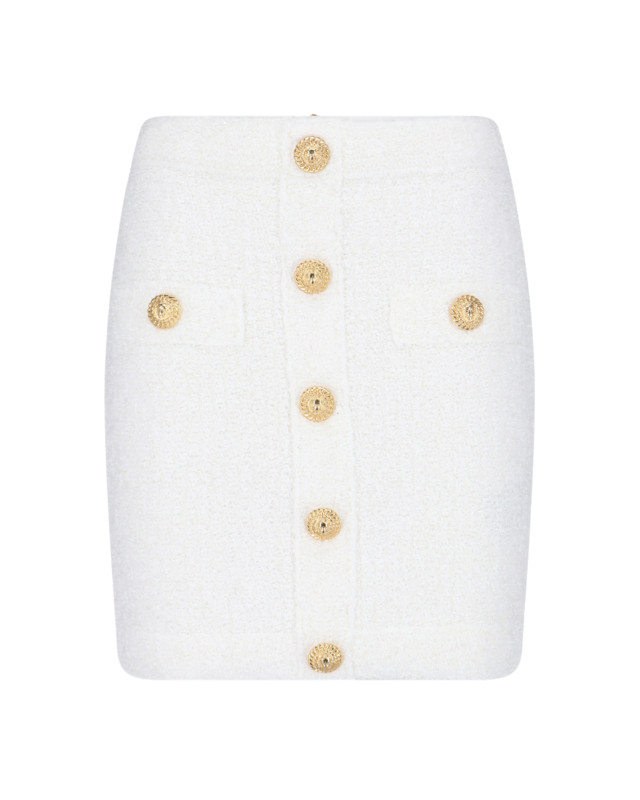 [Balmain] Mini skirt FW24 DF1LB292KH100FA