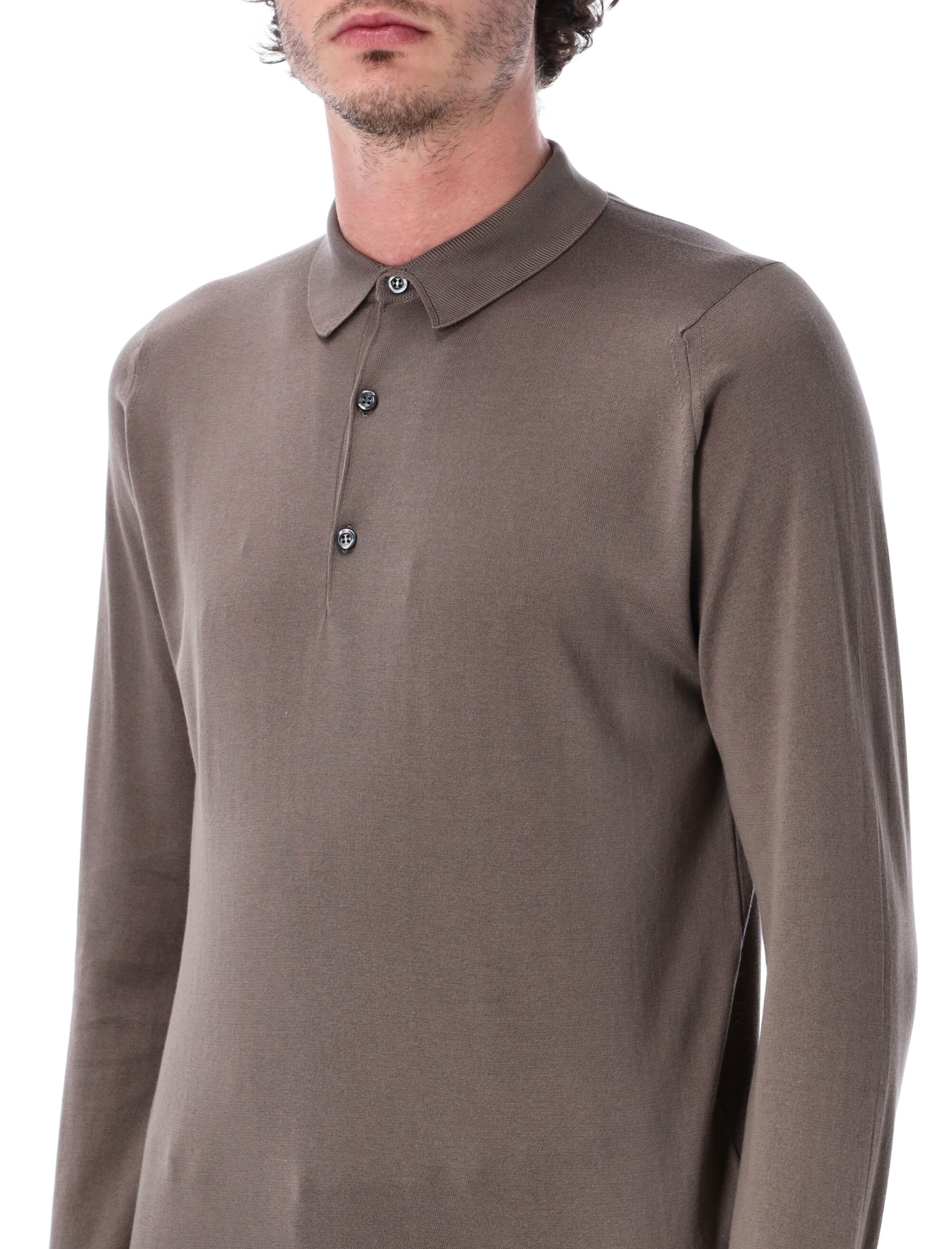 [JOHN SMEDLEY] T-shirts Long Sleeve SS26 BRADWELLBM