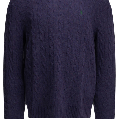 [Polo Ralph Lauren] Knitwear FW26 710876762505FIREFISH PURPLE HEATHER