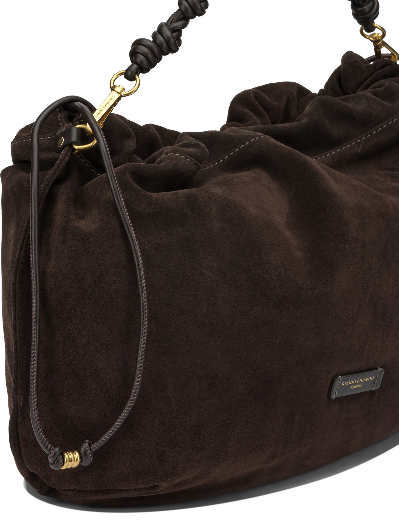 [GIANNI CHIARINI] Shoulder bag FW26 BS12260CM-PLMORGANA974-MOKA