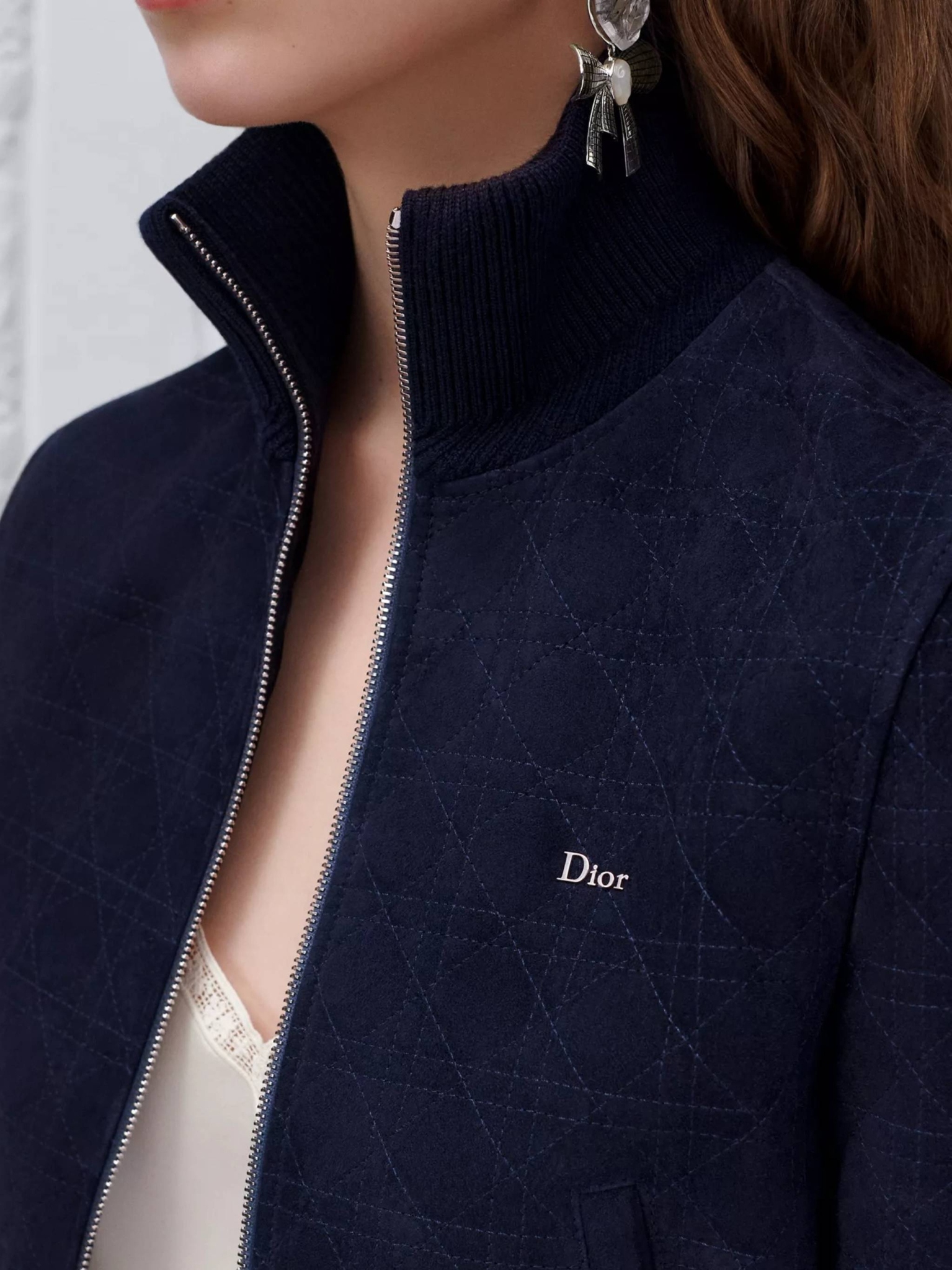 [Christian Dior] Leather Jacket FW26 645V42A2C03