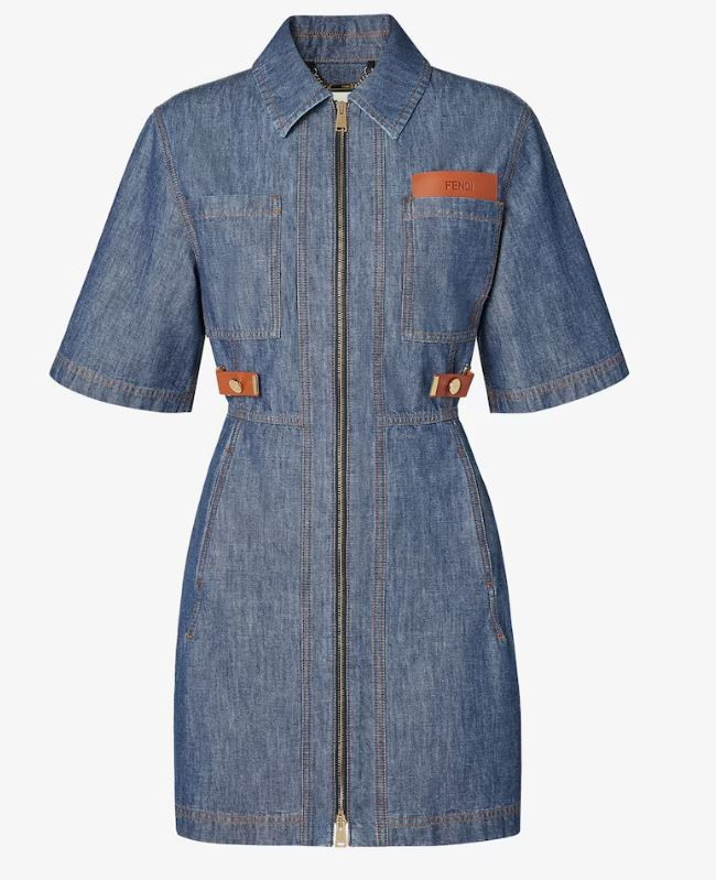 [Fendi] Short sleeve dress FW26 C-FLD576-AW8HF0QB0
