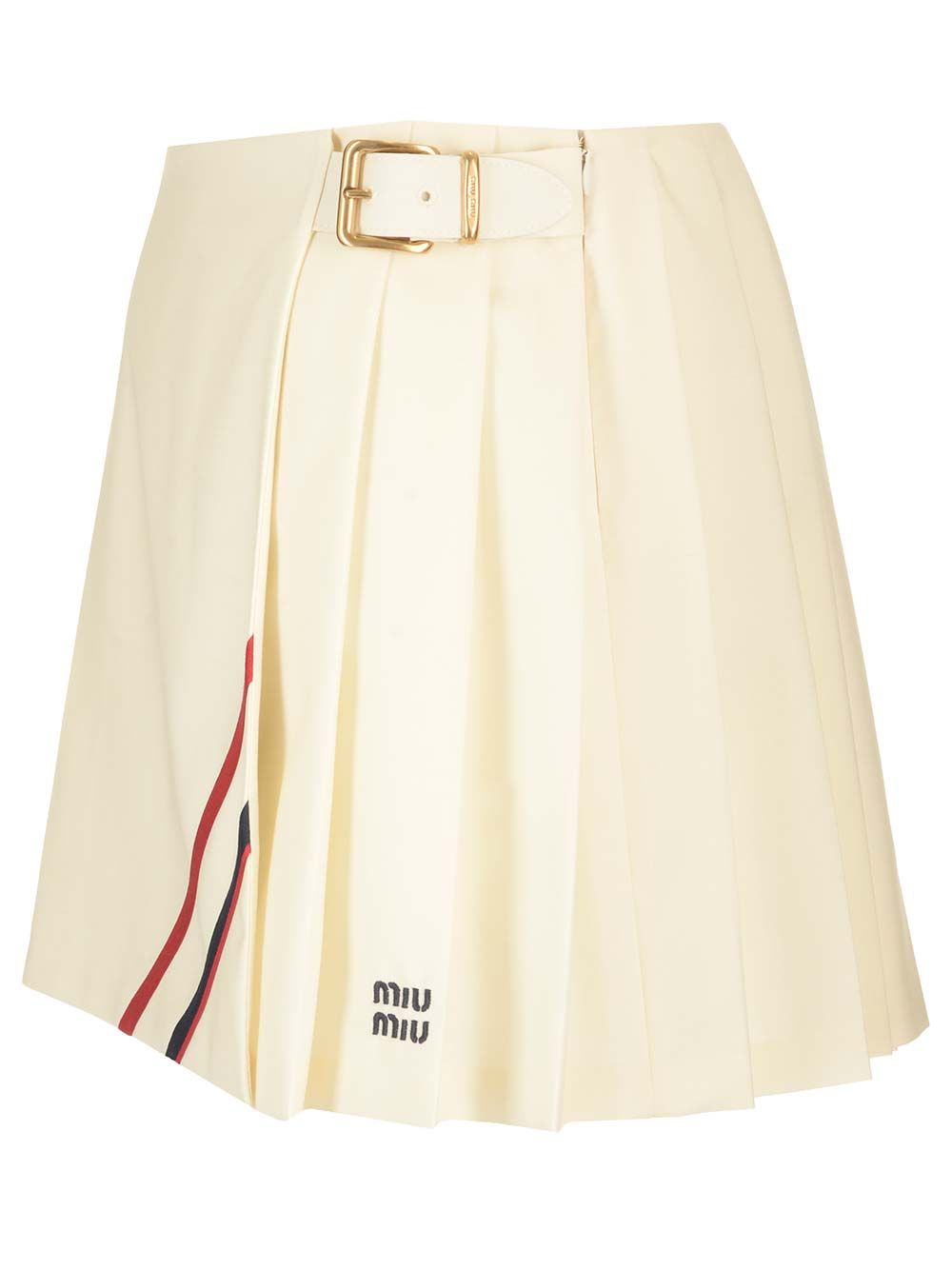 [Miu Miu] Mini skirt SS25 MG2350 OOO S 16DJF0018