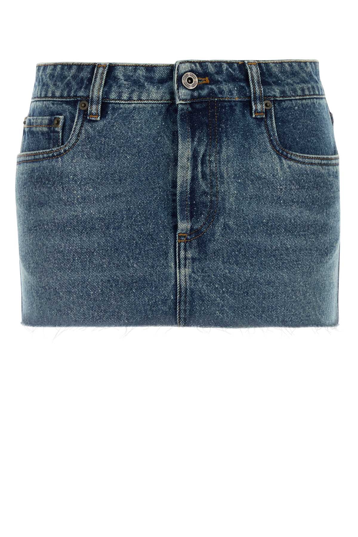 [Miu Miu] Mini skirt FW26 GWD360SOOO192U F0008