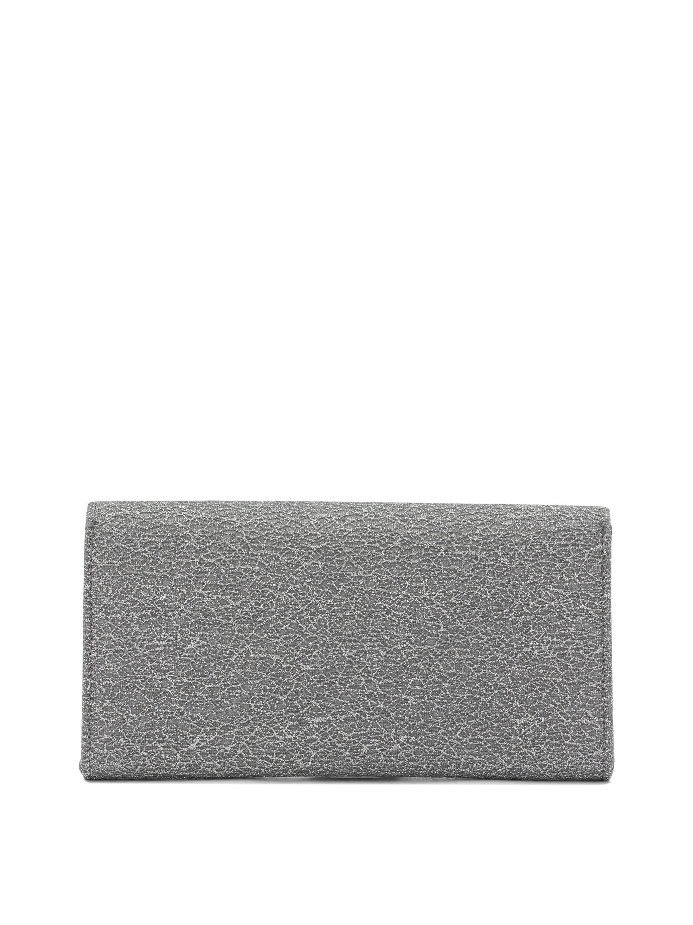 [Jimmy Choo] Clutch bag FW26 EMMIEUBDANTRACITE/SILVER