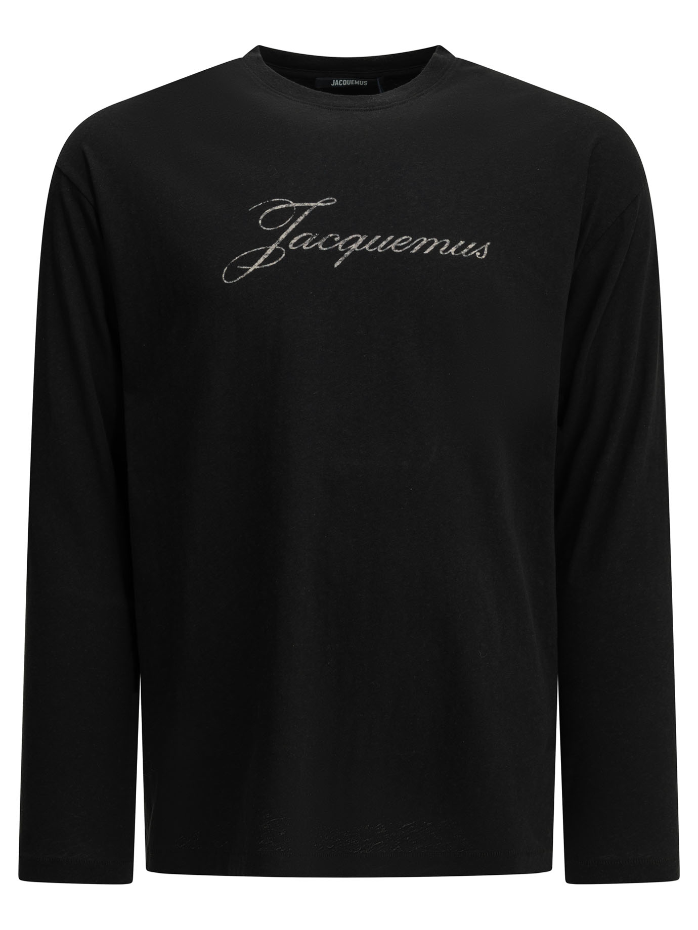 [JACQUEMUS] T-shirts Long Sleeve FW26 TSU00351AJ00289BLACK