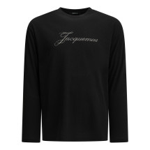 [JACQUEMUS] T-shirts Long Sleeve FW26 TSU00351AJ00289BLACK