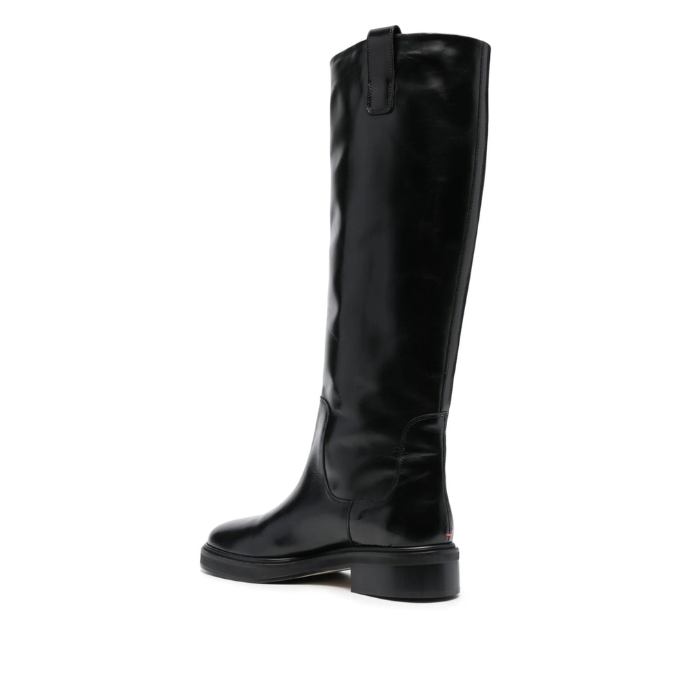 [Aeyde] Boots FW26 HENRY LAID45CH BLACK