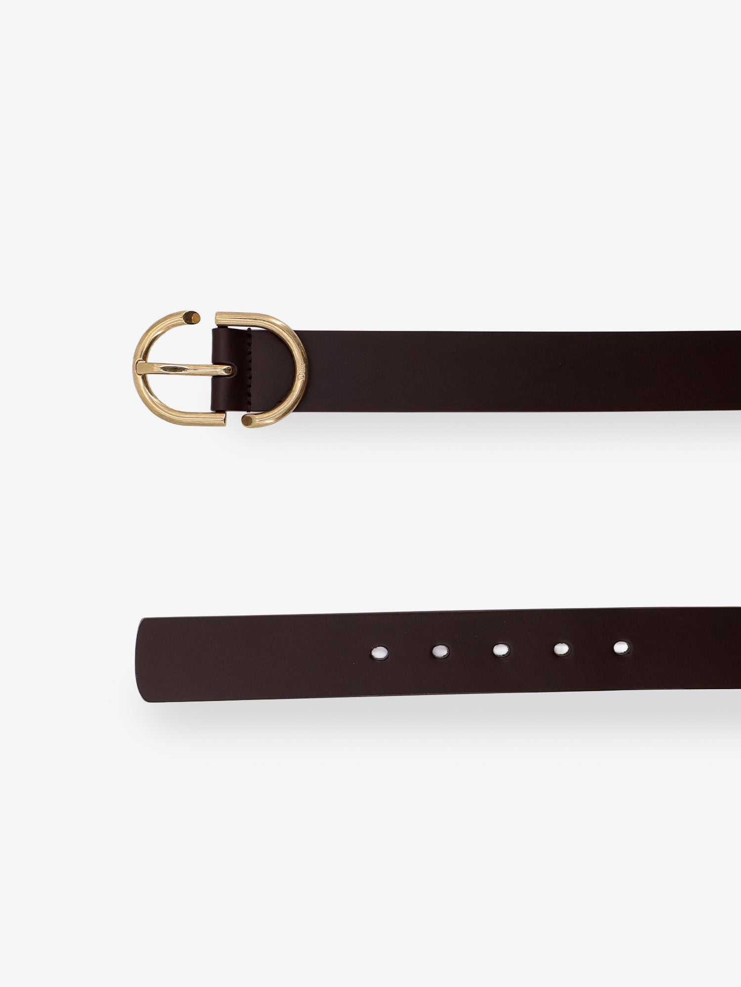 [Dior] Belt FW26 4585OWTOLDARKBROWN