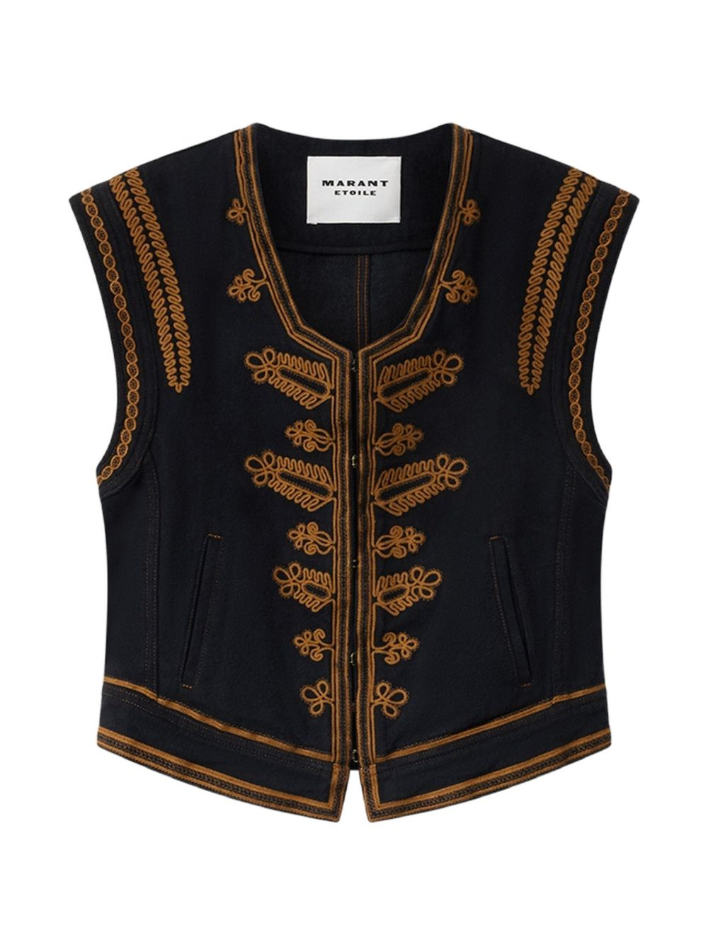 [Marant Etoile] Vest FW26 GI0090FAD3H07E01BK