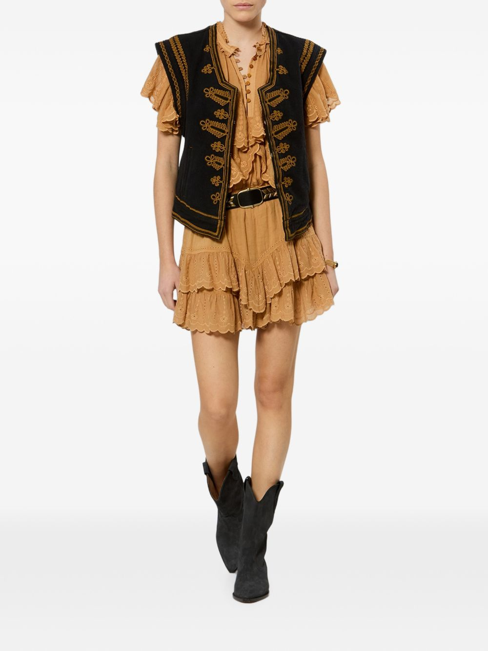 [Marant Etoile] Vest FW26 GI0090FAD3H07E01BK