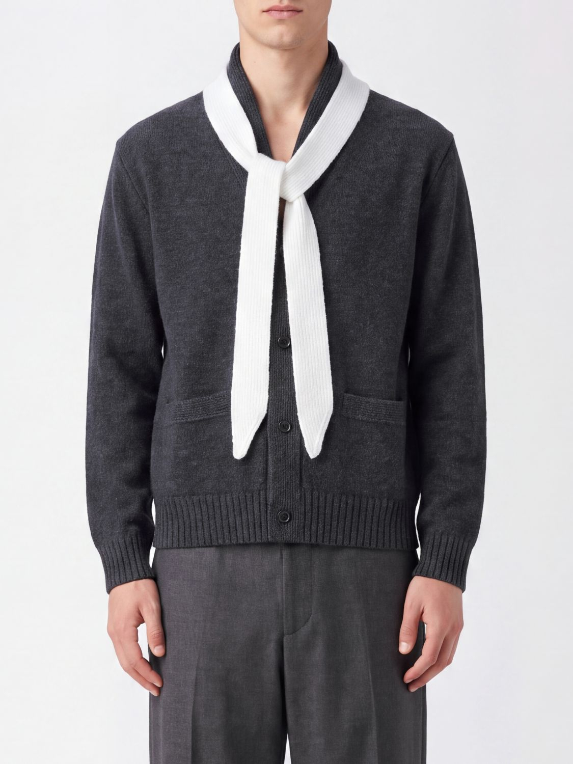 [Sacai] Knitwear FW26 2604068M 304