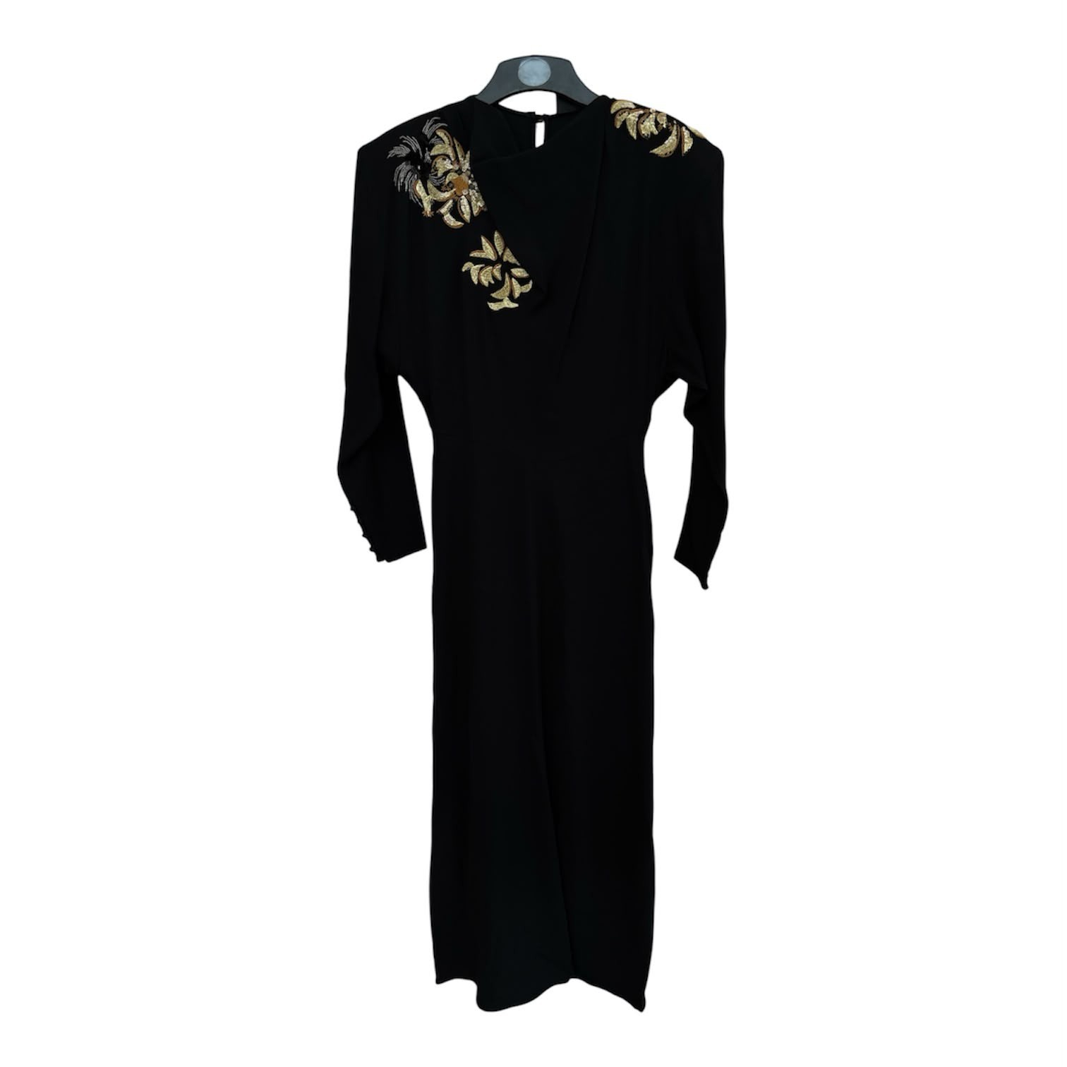 [Isabel Marant] Long sleeve dress FW26 RO1096FA-D3J04I01BK