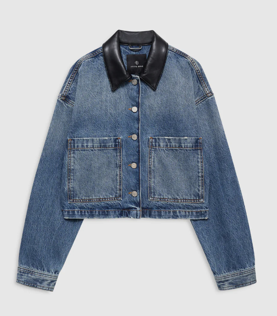 [Anine Bing] Denim Jacket FW26 0112920-WHD94