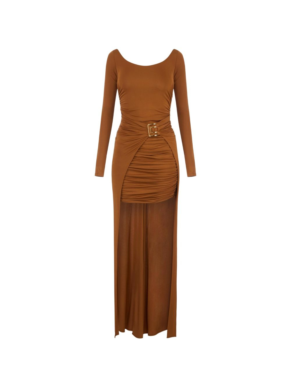 [ELISABETTA FRANCHI] Long sleeve dress FW26 ABR3567E2 FK3