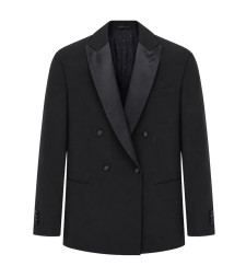[Giorgio Armani] Blazer FW26 GM004579TE10043UC001 BLACK BEAUTY