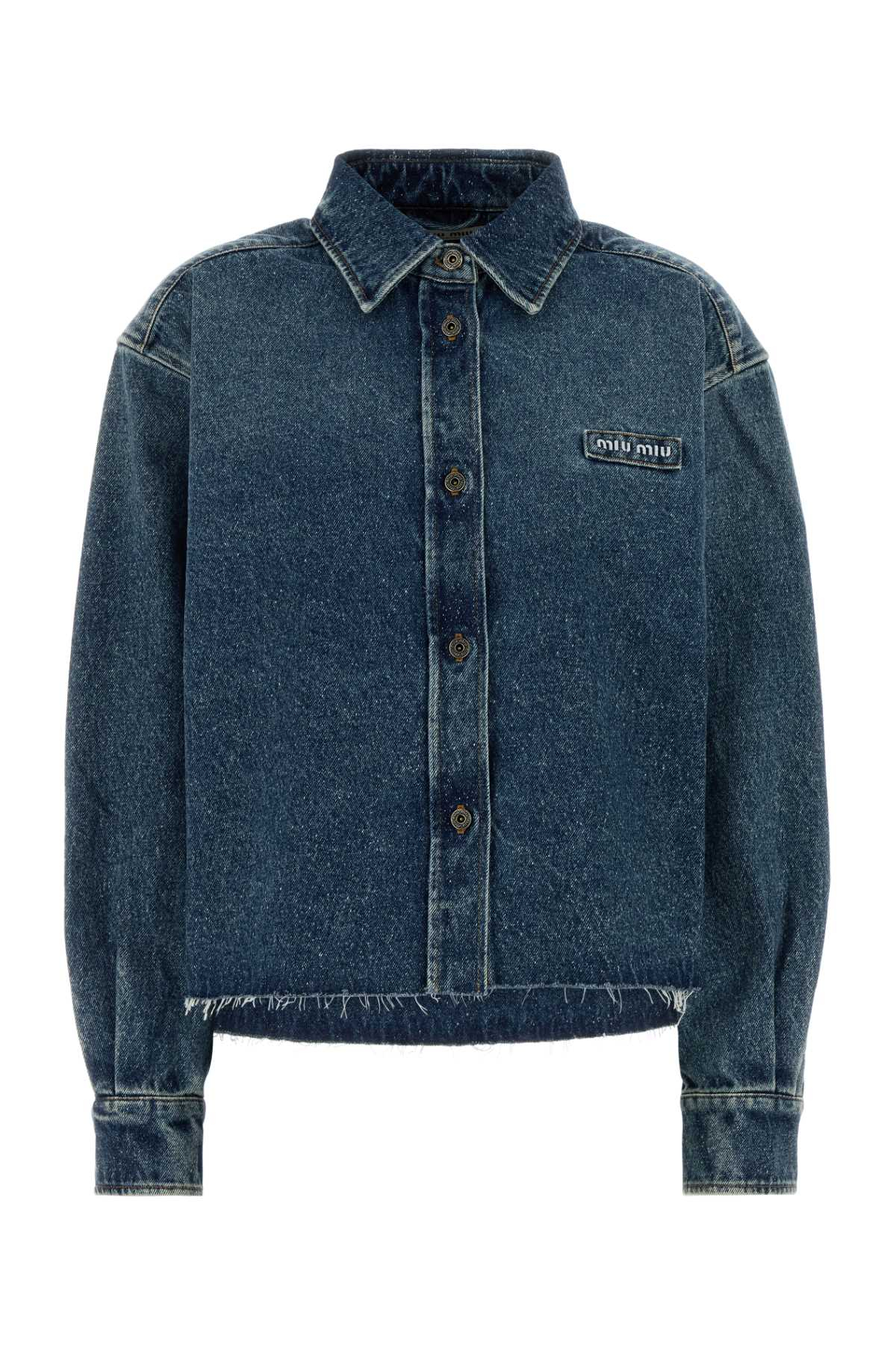 [Miu Miu] Shirts Long Sleeve FW26 GWC132SOOO192U F0008
