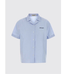 [Miu Miu] Shirts Short Sleeve FW26 MK2048SOOO197I F0UB3