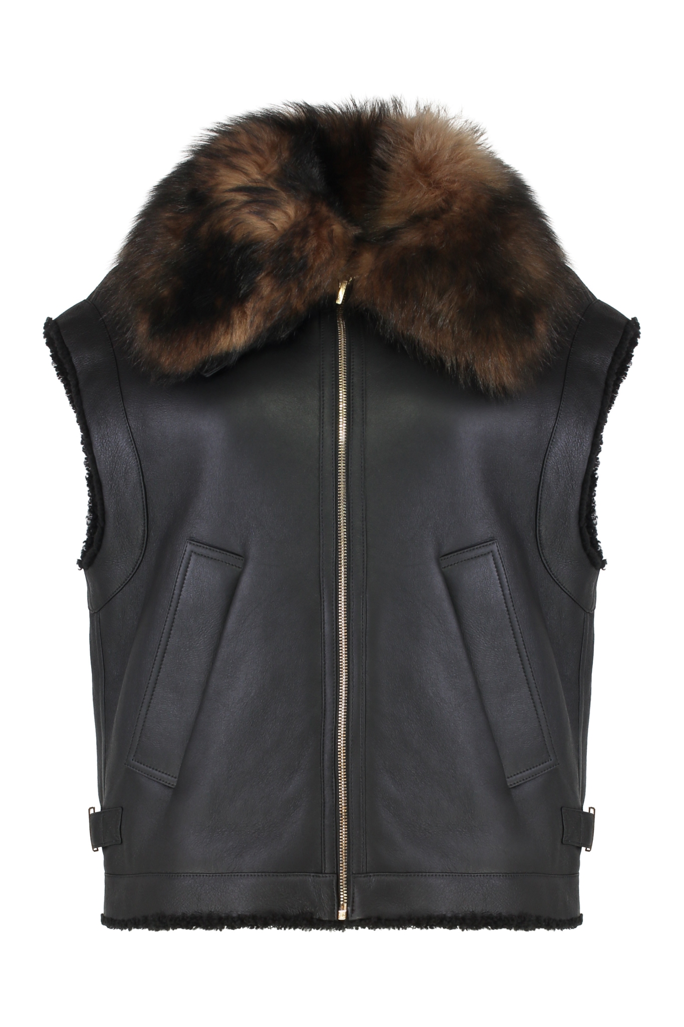 [Fendi] Leather Jacket FW25 FM5434AHBD_F0GME