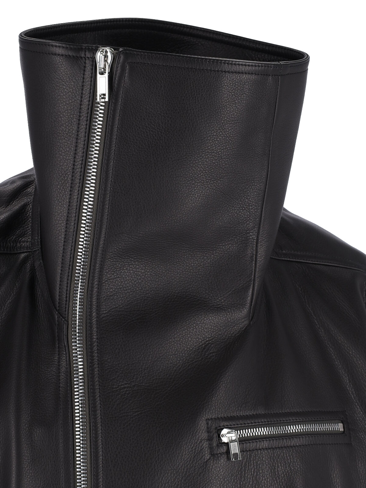 [Rick Owens] Leather Jacket FW26 RU02F4766 LCN09