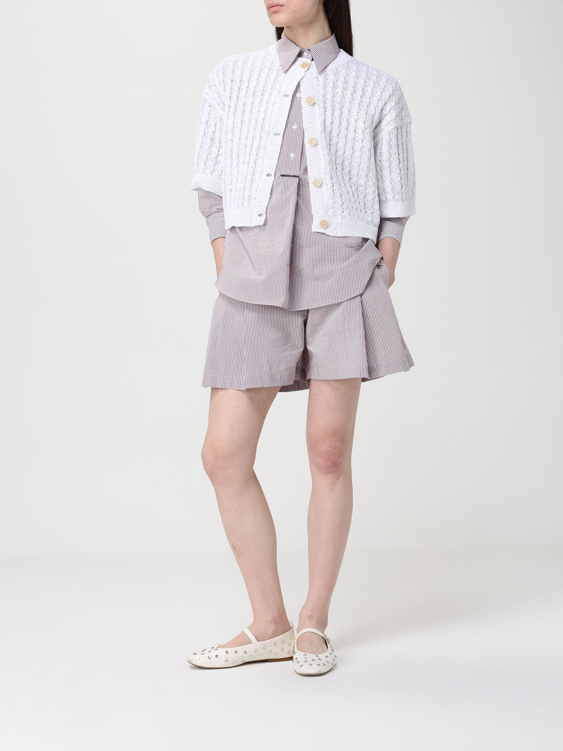 [Brunello Cucinelli] Shirts Short Sleeve SS26 MH741NG805 C2048