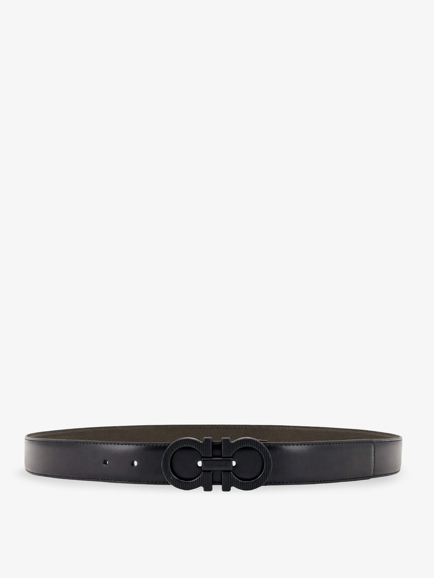 [Ferragamo] Belt FW26 670574796223NEROLODEN