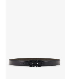 [Ferragamo] Belt FW26 670574796223NEROLODEN