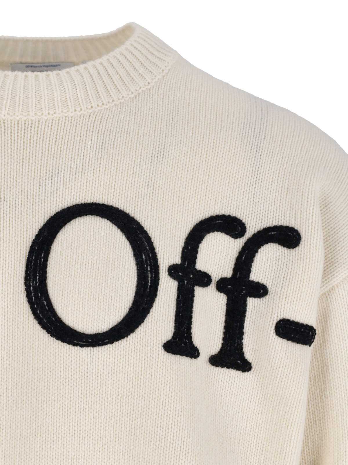 [Off-White] Knitwear FW26 44MHE20QF26K001110CREAM