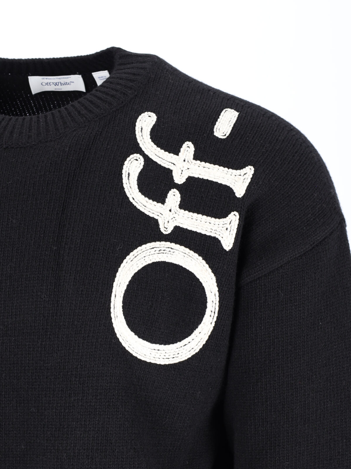 [Off-White] Knitwear FW26 44MHE213F26K001001BLACK