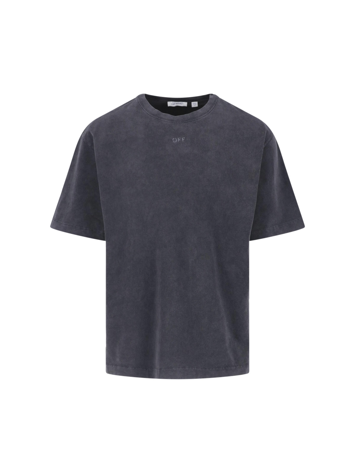 [Off-White] T-shirts Short Sleeve FW26 44MAA120F26J00T001VINTAGE BLACK