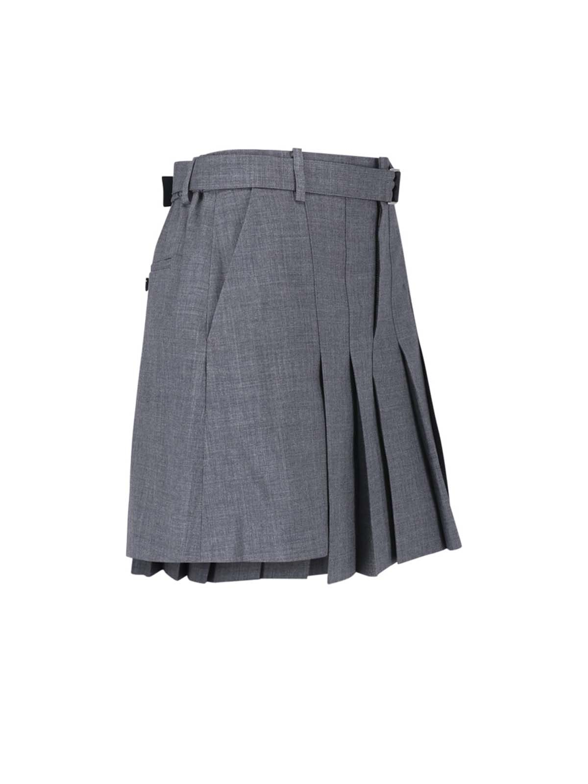 [Sacai] Mini skirt FW26 26 08573301
