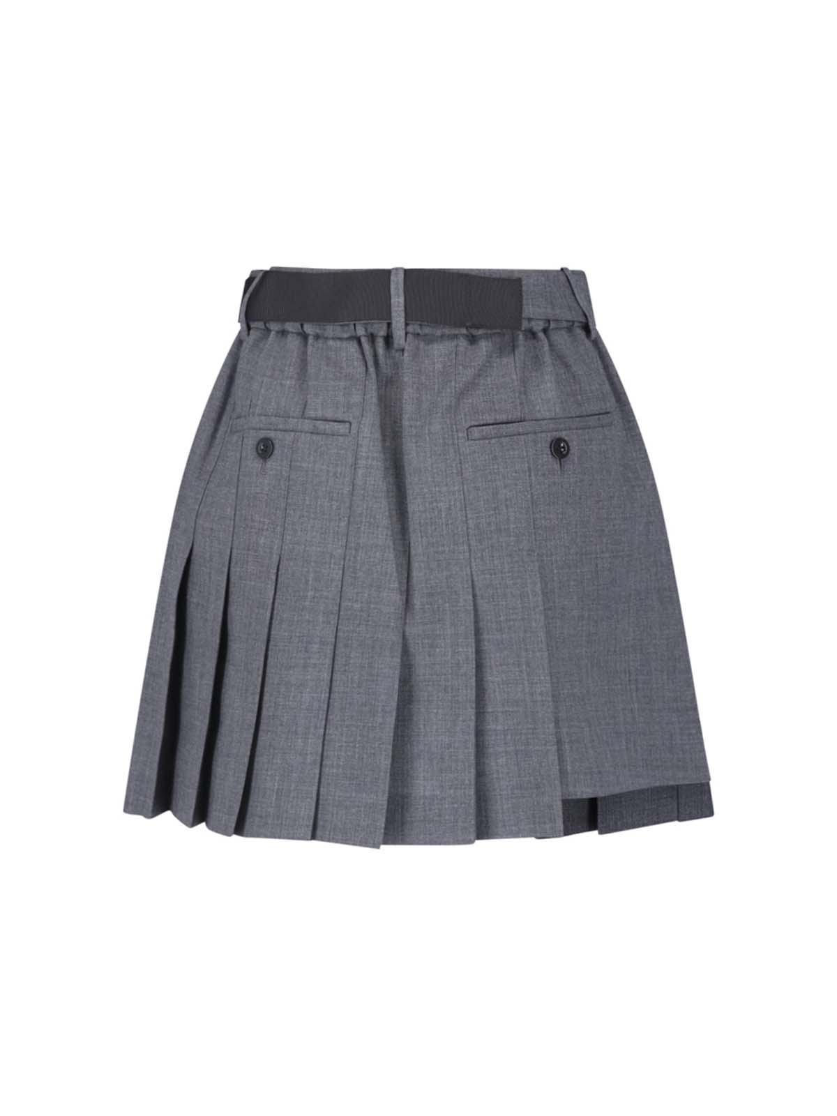 [Sacai] Mini skirt FW26 26 08573301