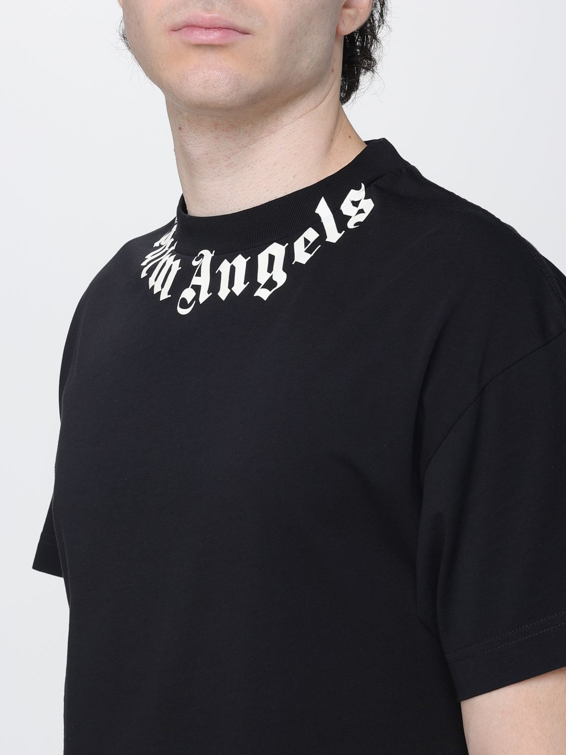 [Palm Angels] T-shirts Short Sleeve FW26 PAMAA01F26JR01 BLACK