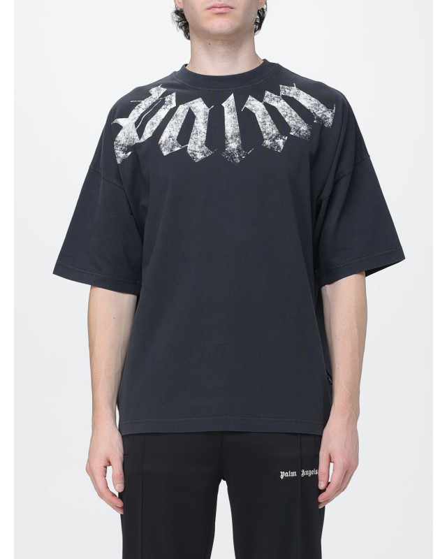 [Palm Angels] T-shirts Short Sleeve FW26 PAMBAA03F26JR01 BLACK