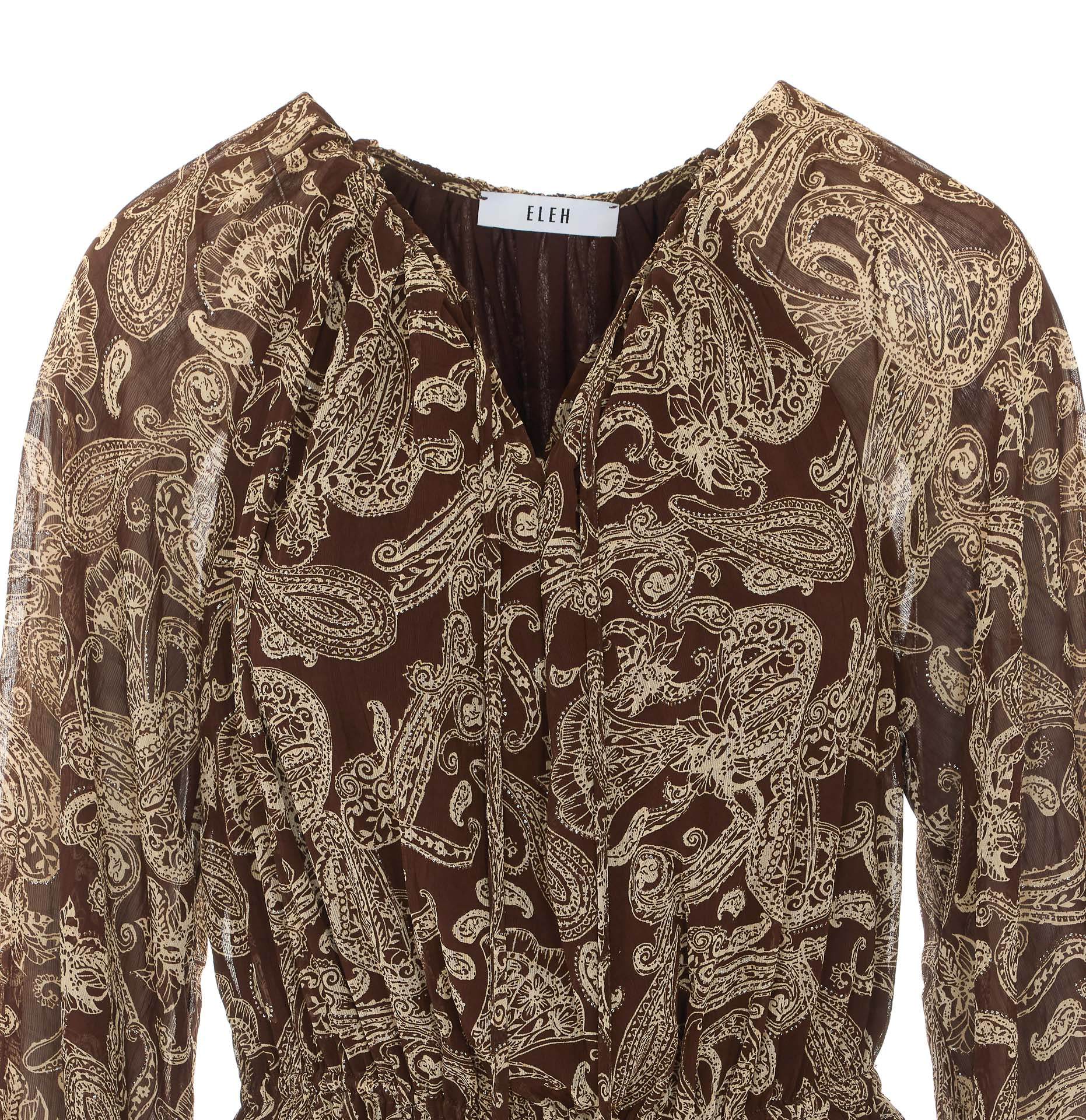 [Eleh] Long sleeve dress FW26 0290MARRONE