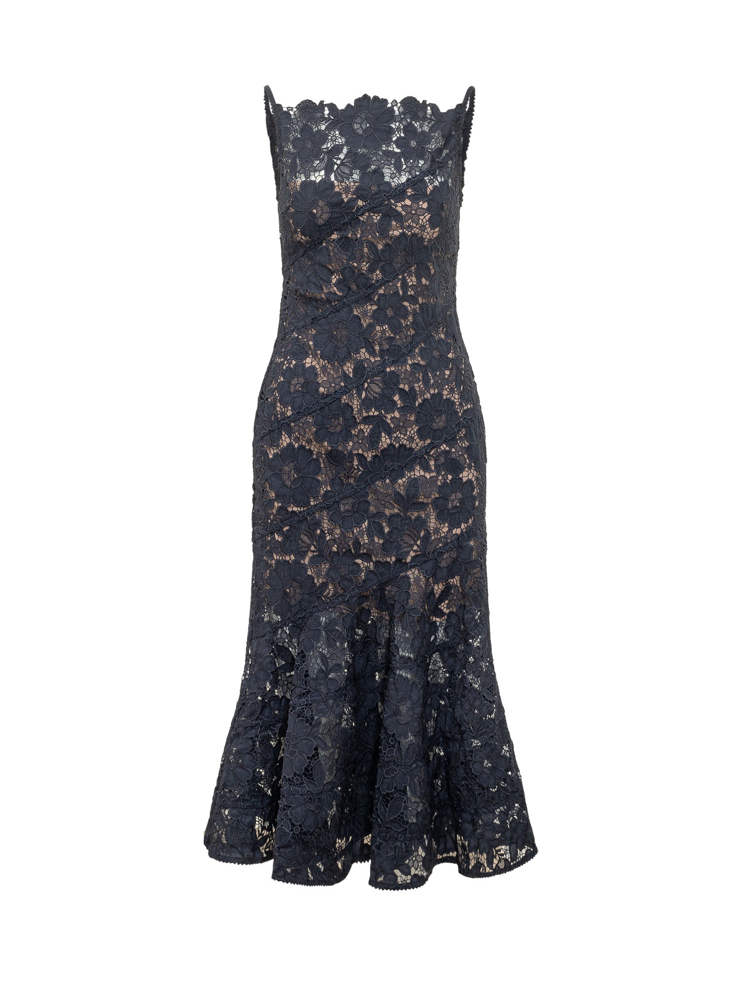 [Self-portrait] Sleeveless dress FW26 AW26043MN NAVY