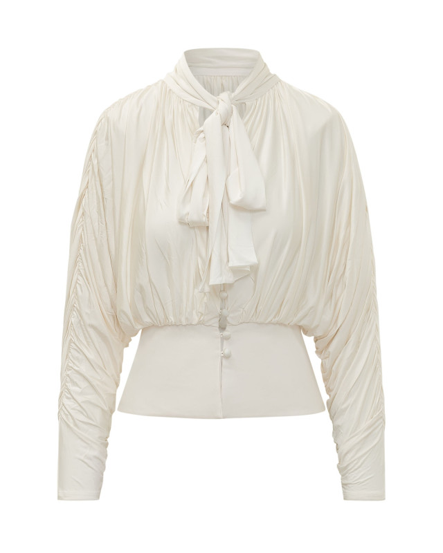 [Self-portrait] Blouse FW26 AW26009TBC CREAM