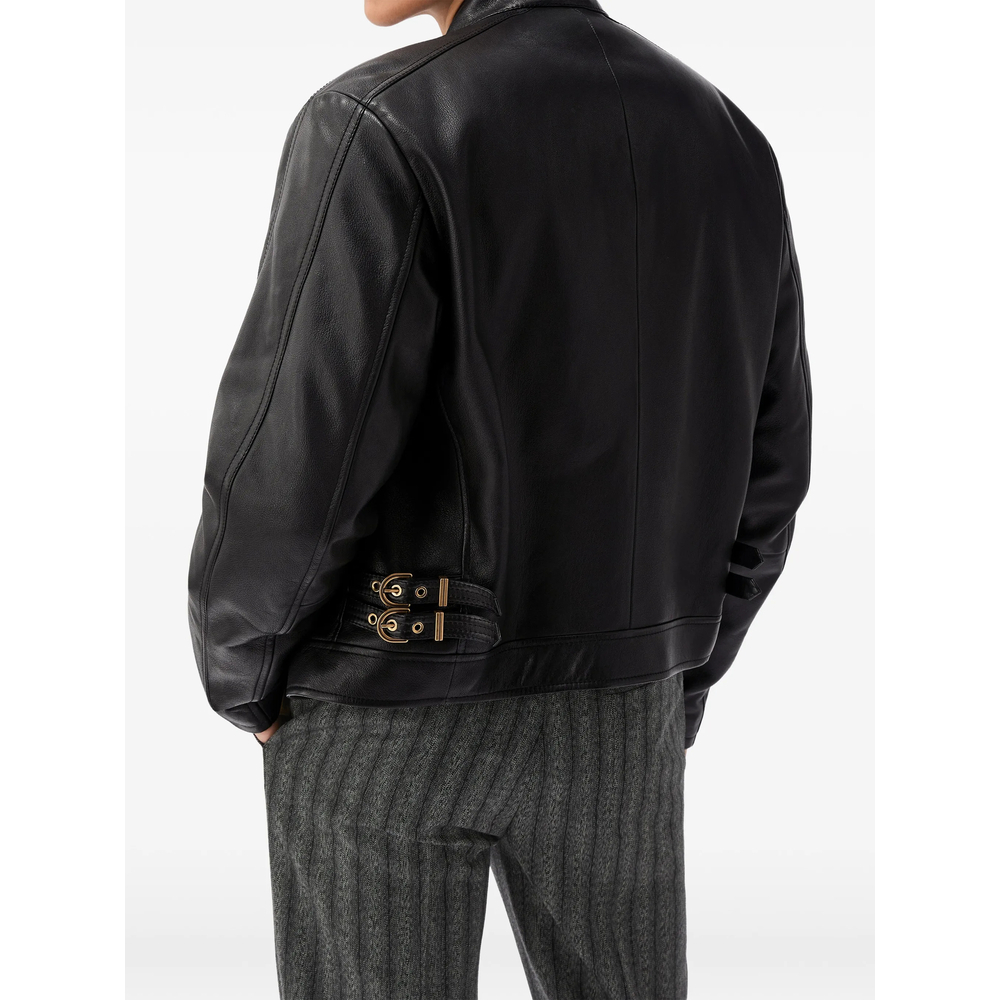 [Versace] Leather Jacket FW26 1A18980 1027050 1B000