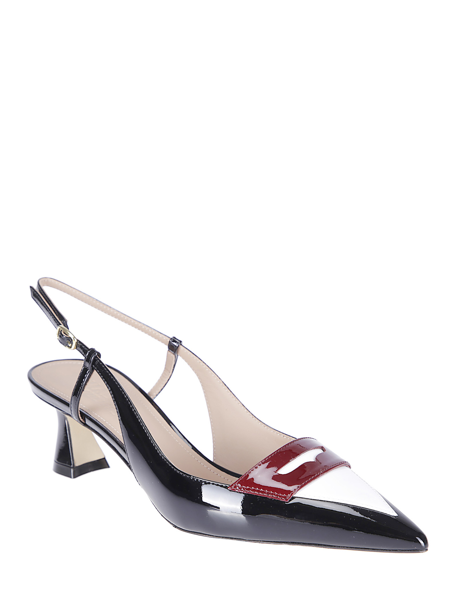 [Malone Souliers] Wedges FW26 SUZE452 BLKROSEWOODWHT