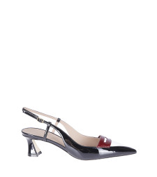 [Malone Souliers] Wedges FW26 SUZE452 BLKROSEWOODWHT