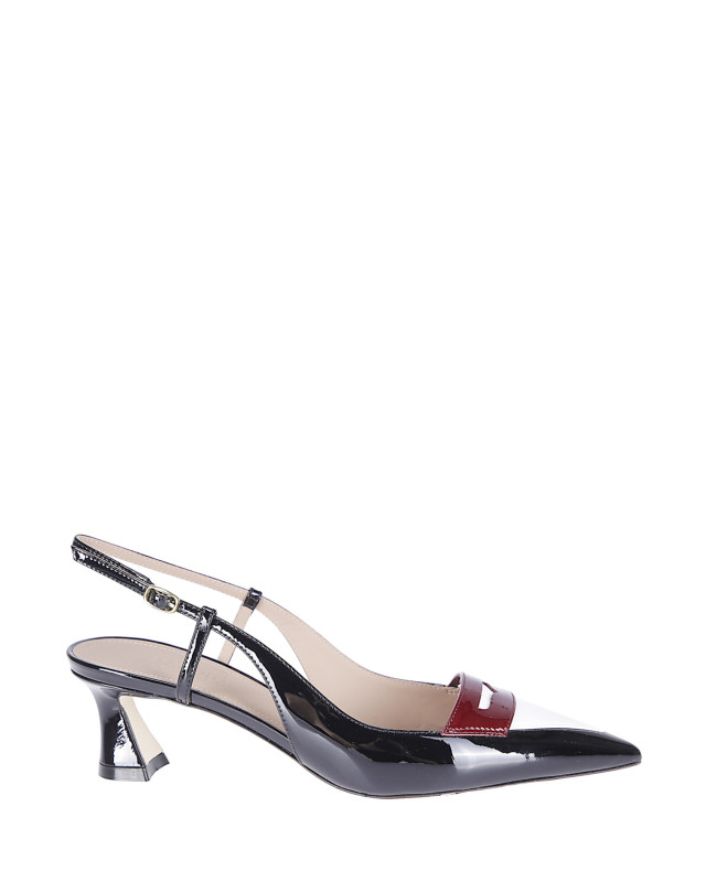 [Malone Souliers] Wedges FW26 SUZE452 BLKROSEWOODWHT