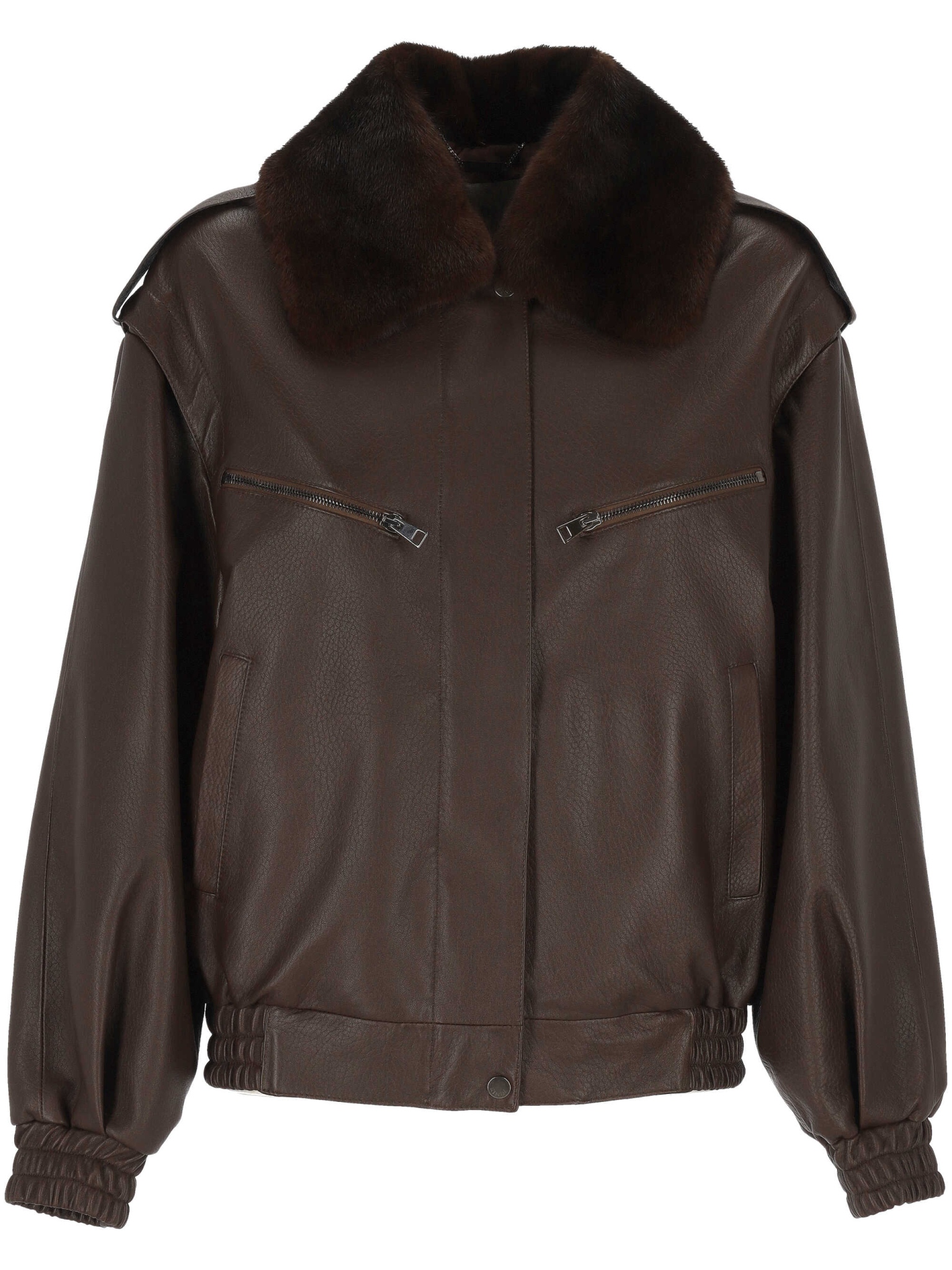 [RINDI] Casual Jacket FW26 303NP026CHOCOLATE