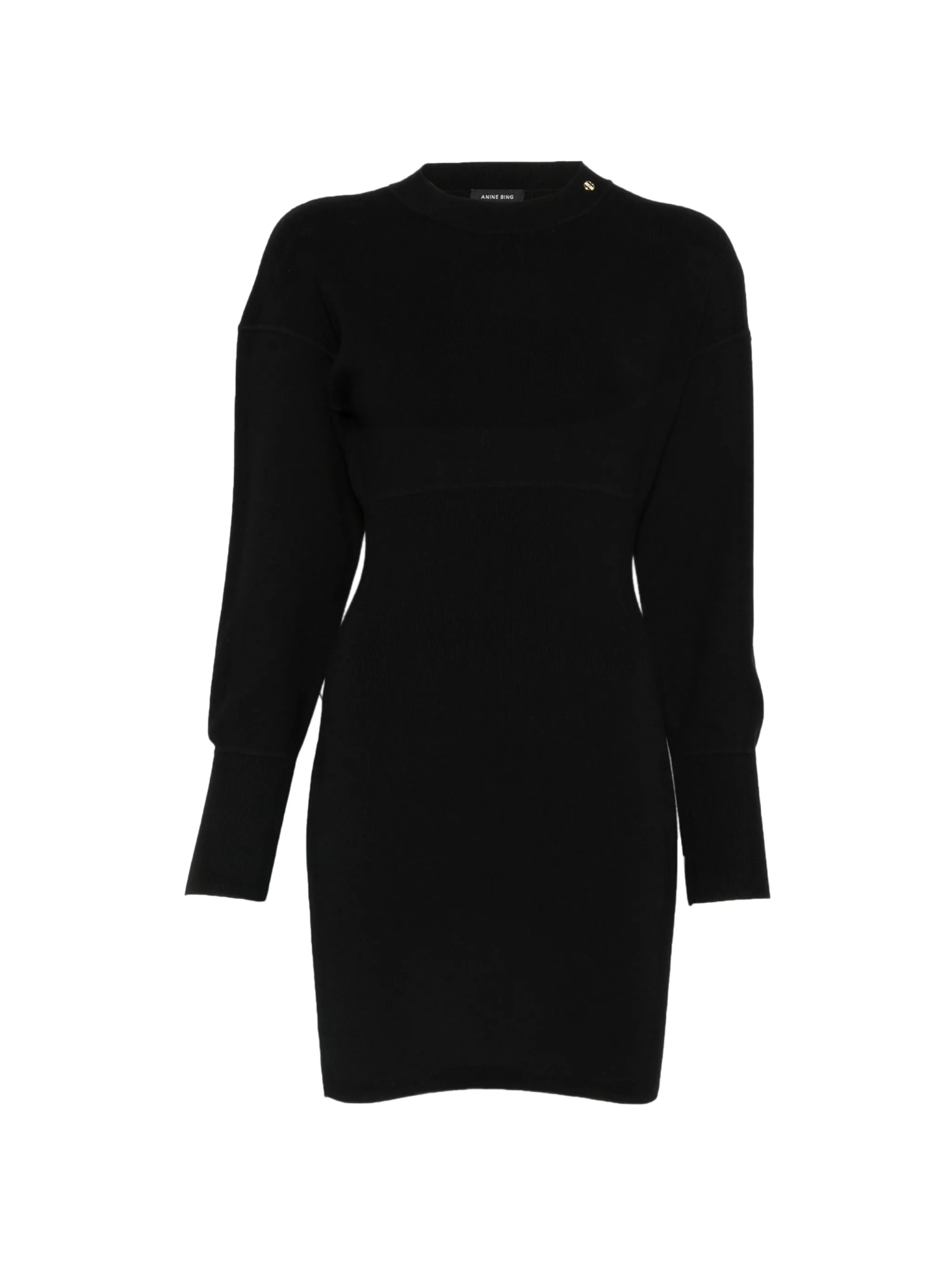 [Anine Bing] Long sleeve dress FW26 A0212718BLK26BLACK