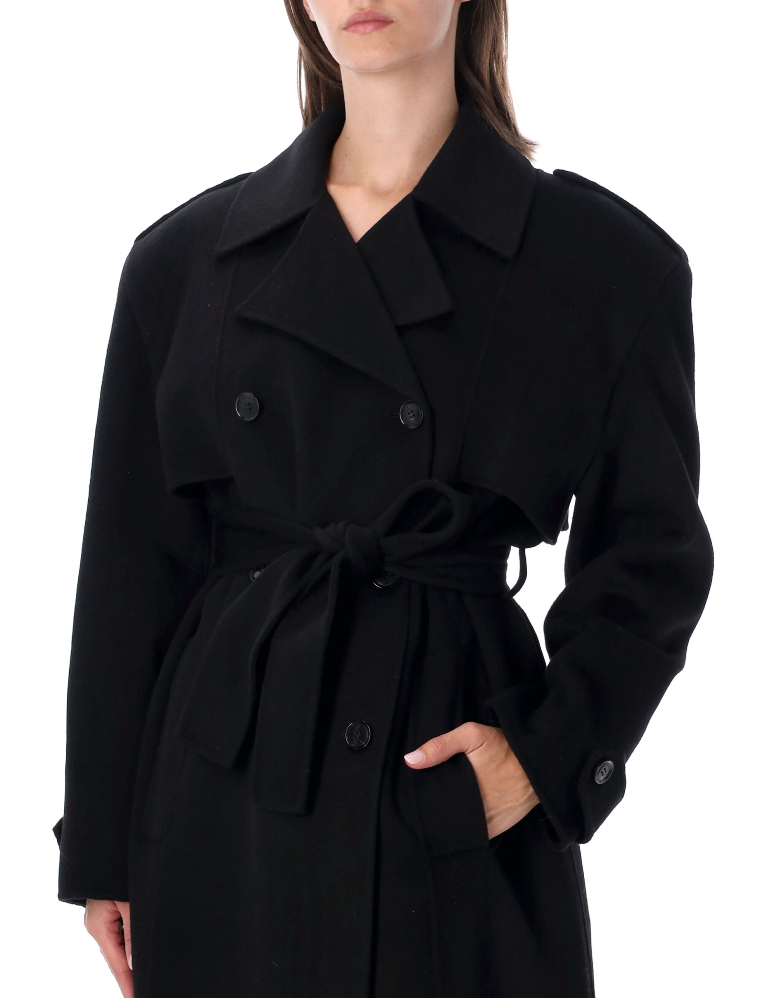 [THE FRANKIE SHOP] Coat FW26 COFS007731000BLACK